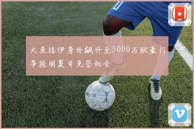 大鱼格伊身价飙升至5000万欧豪门争抢明夏可免签机会