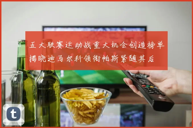 五大联赛运动战重大机会创造榜单揭晓迪马尔科领衔帕斯紧随其后